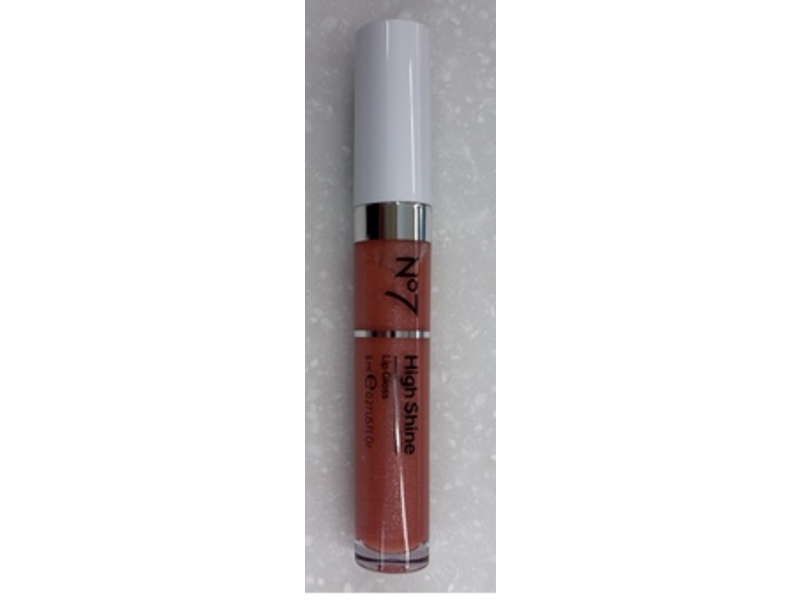 No 7 High Shine Lip Gloss, Pink, 0.27 fl oz/8 mL