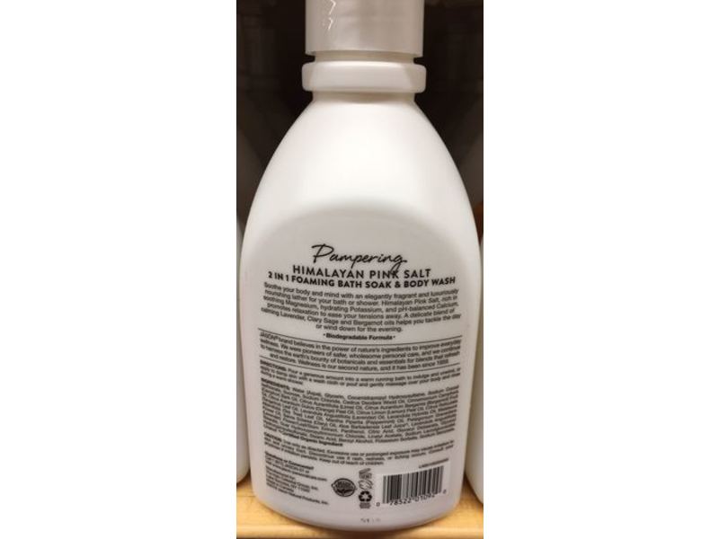 Jason Himalayan Pink Salt 2 In 1 Foaming Bath Soak And Body Wash, 30 fl oz / 887 ml