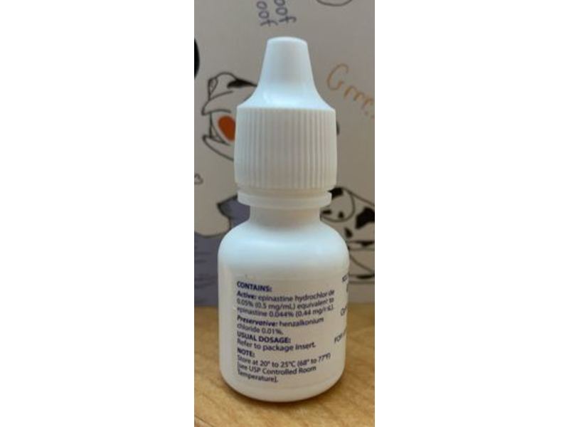 Epinastine HCl Ophthalmologic Solution 0.05%, 5 mL, Somerset (RX)