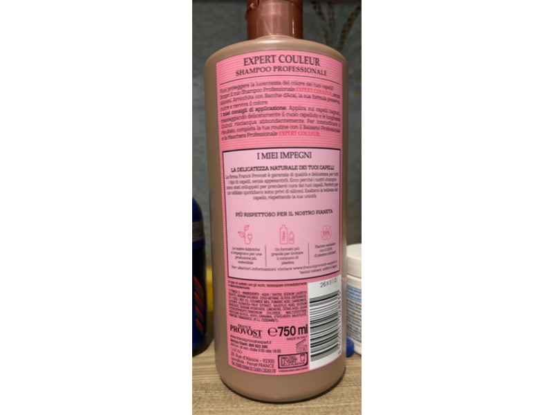 Franck Provost Expert Couleur Shampoo, 25.36 fl oz/750 mL