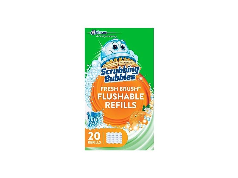 SC Johnson Fresh Brush Scrubbing Bubbles Refills , Citrus, 20 Count