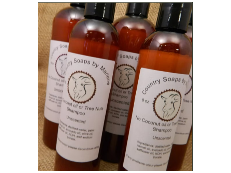 Country Soaps by Marlene Shampoo, Unscented, 16 oz