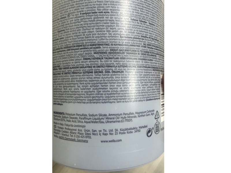 Wella Professionals Blondor Plex 9 Powder Lightener, 800 g