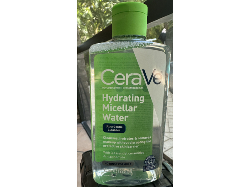 CeraVe Hydrating Ultra Gentle Micellar Water, 10 fl oz/296 mL