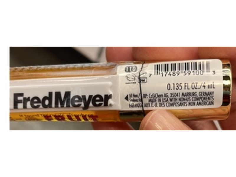 Milani Fruit Fetish Lip Oil, 110 Passionfruit Coconut, 0.135 fl oz/4 mL