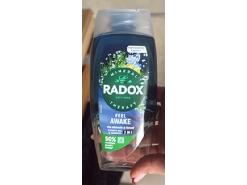 Radox Mineral Therapy 2-In-1 Shower Gel & Shampoo, Feel Awake, 225 mL