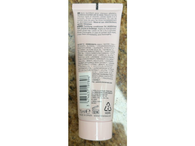 Keratse Genesis Fortifying Conditioner, 2.5 fl oz/75 mL