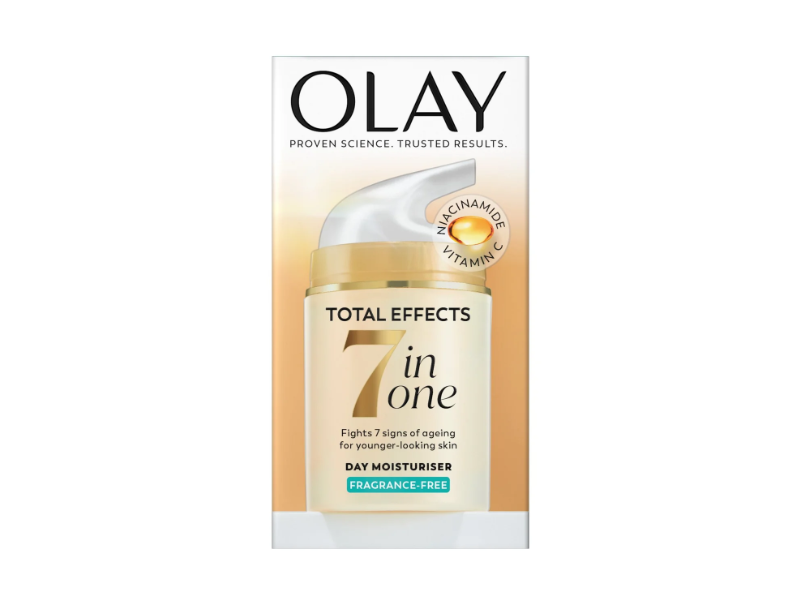 Olay Total Effects Anti-Ageing 7-in-1 Moisturiser, Fragrance Free, 37 mL