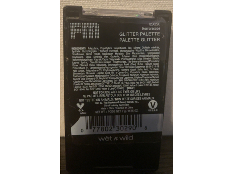 Wet n Wild Glitter Palette, Horrorscope, 0.25 oz/7 g