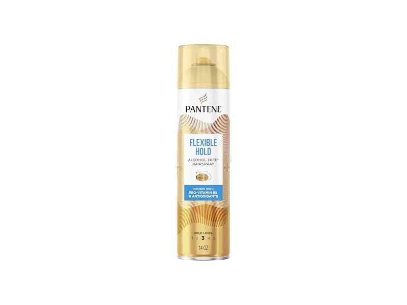 Pantene Flexible Hold Hairspray, Pro-Vitamin B5 & Antioxidants, 14 oz/397 g