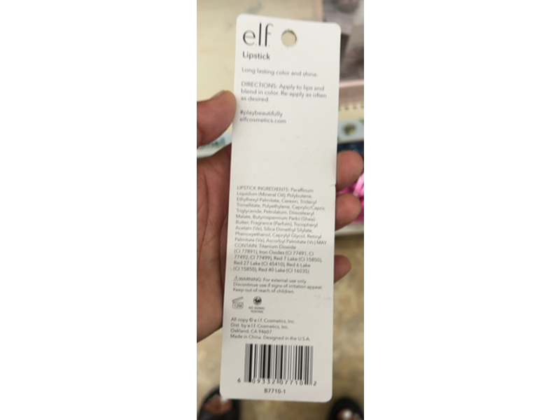 e.l.f. Lipstick, Flirtatious, 0.12 oz/3.5 g
