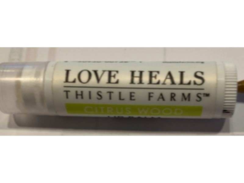 Thistle Farms Love Heals Lip Balm, Citrus Wood, 0.15 oz