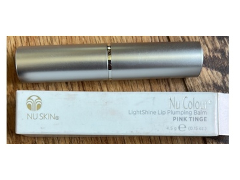 Nu Skin Nu Colour Light Shine Lip Plumping Balm, Pink Tinge, 0.15 fl oz/4.5 g