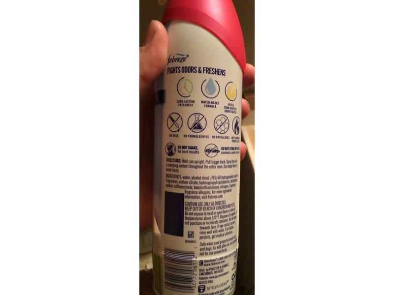 Febreze Air Mist, Sweet Peony, 8.8 oz/250 g