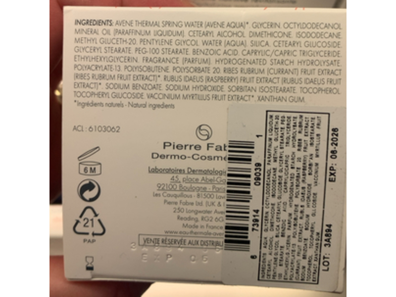 Avene Revitalizing Nourishing Cream, 50 mL