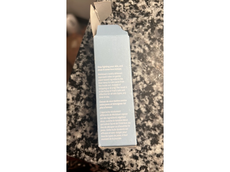 Blume Meltdown Oil For Acne Prone Skin, 0.5 oz/13 mL