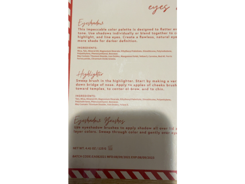 Beauty Concepts Happy Holidays All Is Bright Eyes & Face Pallette