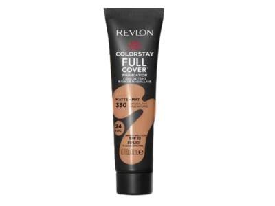 Revlon Colorstay Full Cover Foundation Matte 330 Natural Tan, SPF 10, 1.0 fl oz/30 mL