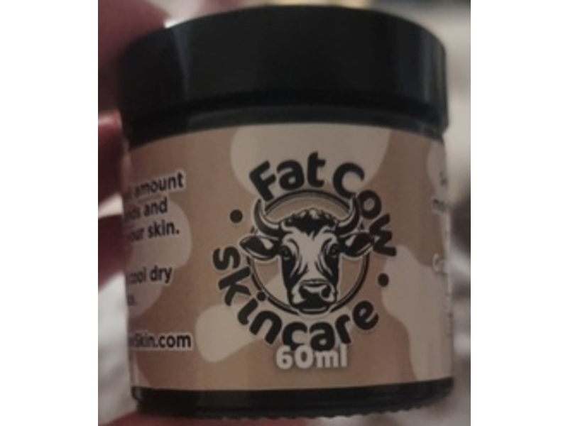 Fat Cow Skincare Sensitive Skin Moisturizing Balm, Grass-Fed Tallow Jojoba Oil, Shea Butter & Bees Wax, 60 mL
