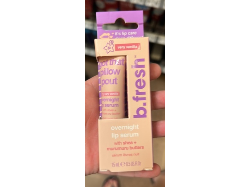 B. Fresh Overnight Lip Serum, Very Vanilla, 0.5 fl oz/15 mL