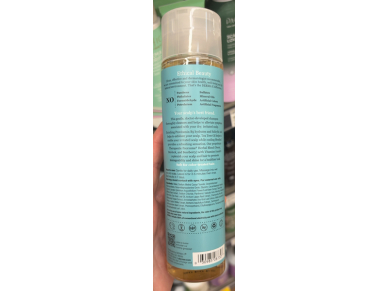 Derma-E Scalp Relief Shampoo, Therapeutic Psorzema Herbal Blend, 10 fl oz/296 mL