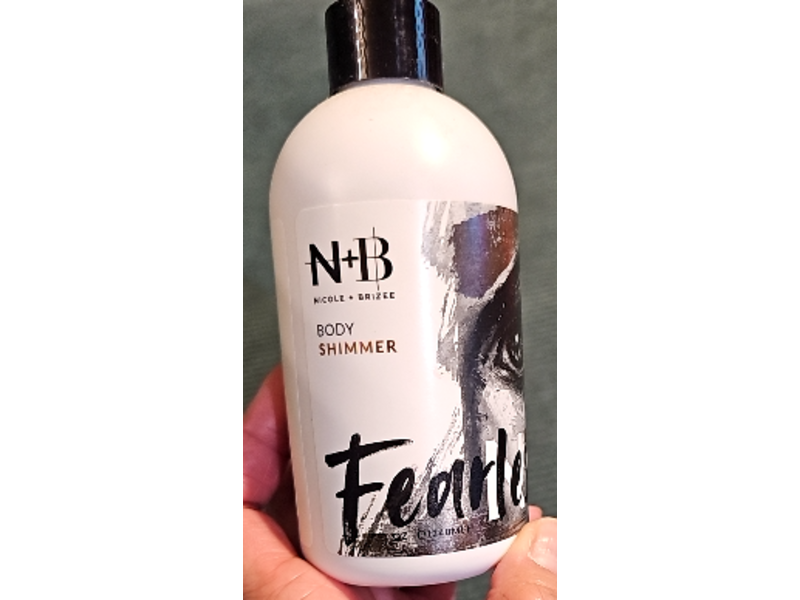 N+B Fearless Body Shimmer, 8 fl oz/240 mL
