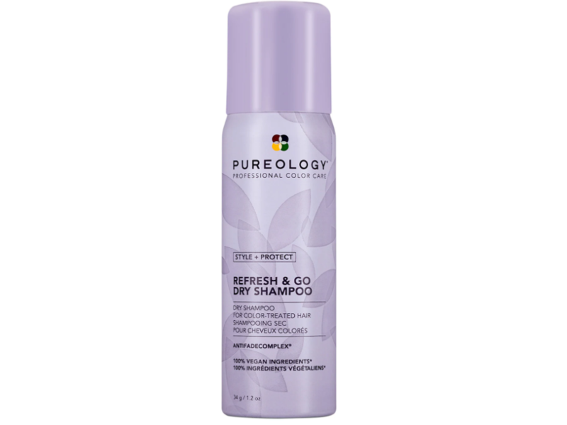 Pureology Refresh & Go Dry Shampoo, Color-Treated Hair, Style + Protect, 1.2 oz/34