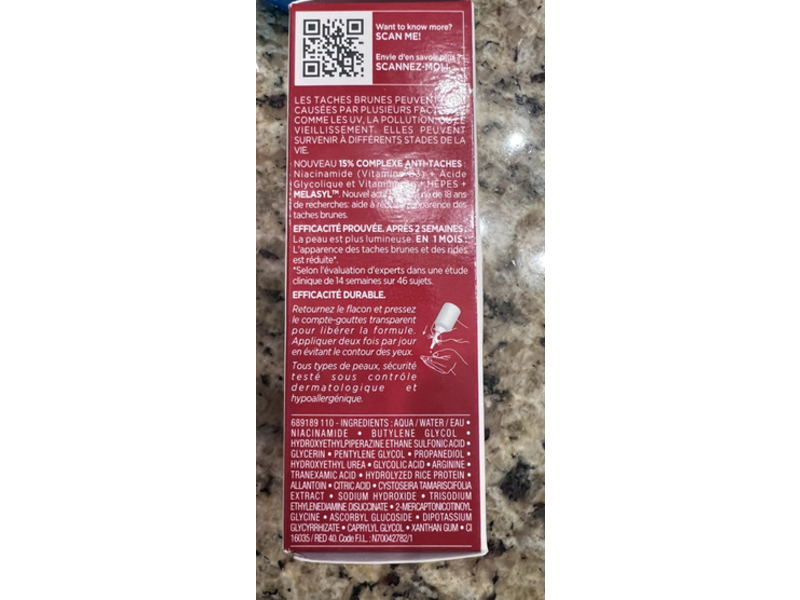 Vichy Laboratoires Lift Activ Pigment Specialist B3 Anti-Dark Spots Serum, 1.101 fl oz