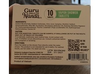 Guru Nanda Vapor Shower Tablets, Eucalyptus, 10 Count - thumbnail 3
