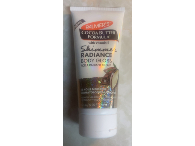 Palmer's Shimmer Radiance Body Gloss, Cocoa Butter, 5.25 fl oz/155 mL