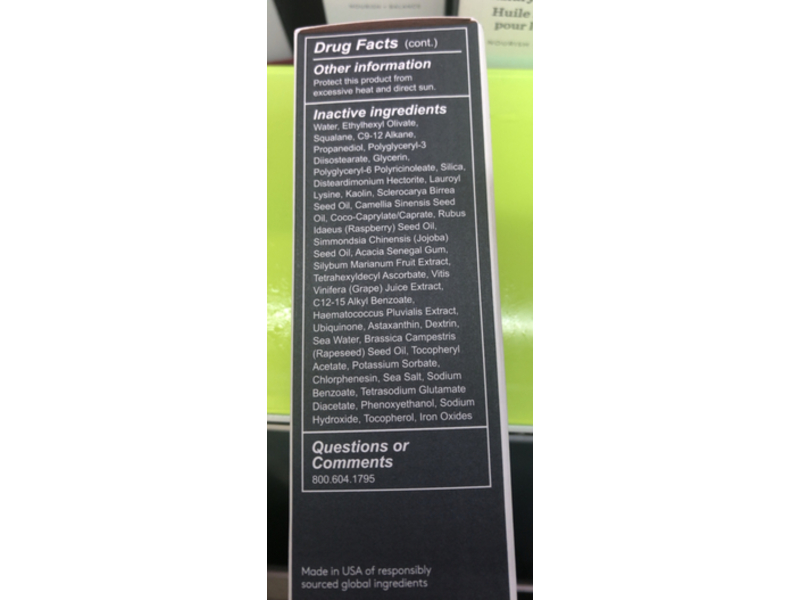 Drunk Elephant Mineral Sunscreen Cream, Umbra Tinte, SPF 30 PA+++, 2 fl oz/60 mL