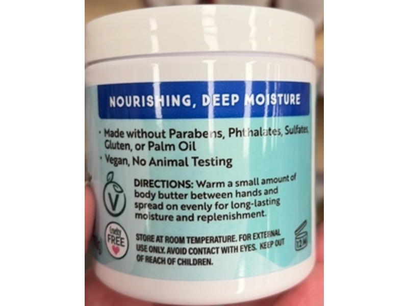 Natural Grocers Shea & Coconut Body Butter, Unscented, 6 fl oz/170 g