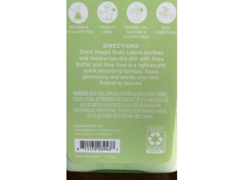 Scent Happy Body Lotion, Fresh Bloom, 13 oz/368.5 g