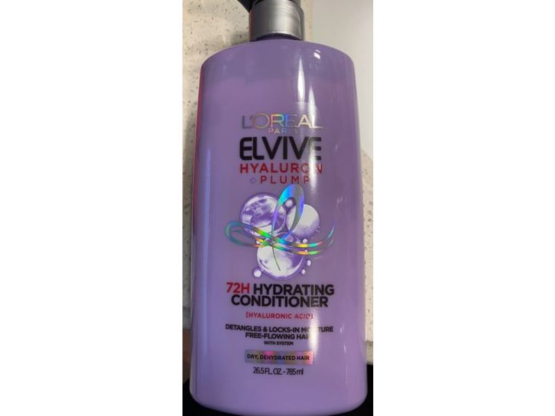 L'Oreal Hydrating Conditioner, Elvive Hyaluron + PLumap, dry Dhydrated Hair, 26.5 fl oz/785 mL,