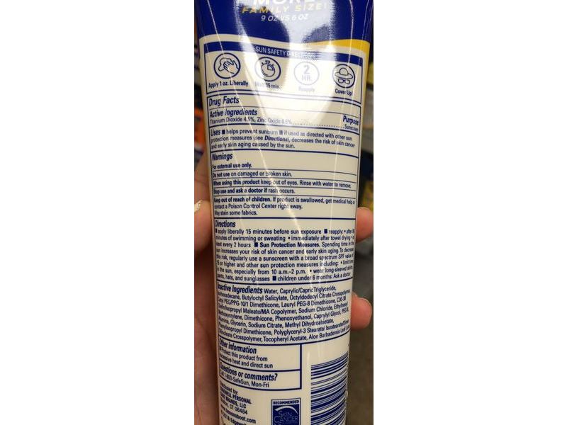Banana Boat Kids Sport Sunscreen Lotion, SPF 50+, 9 fl oz/270 mL