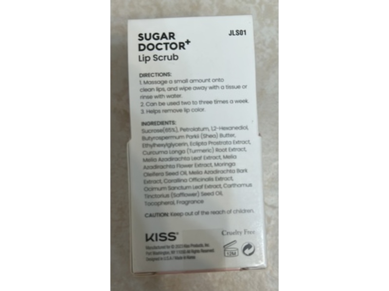 Joah Sugar Doctor+ Lip Scrub, 0.35 oz/10 g