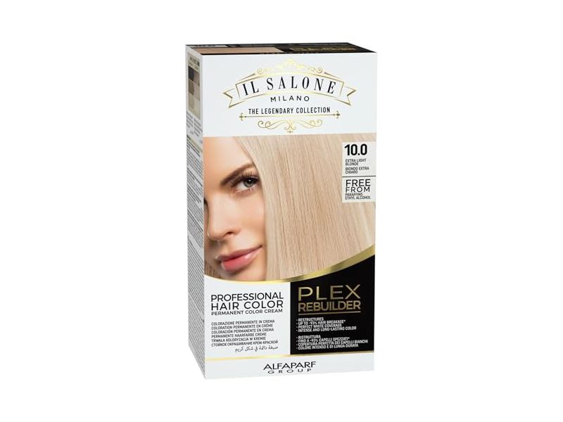 IlSalone Milano Professional Hair Color, Plex Rebuilder, Extra Light Blonde, 10 Count