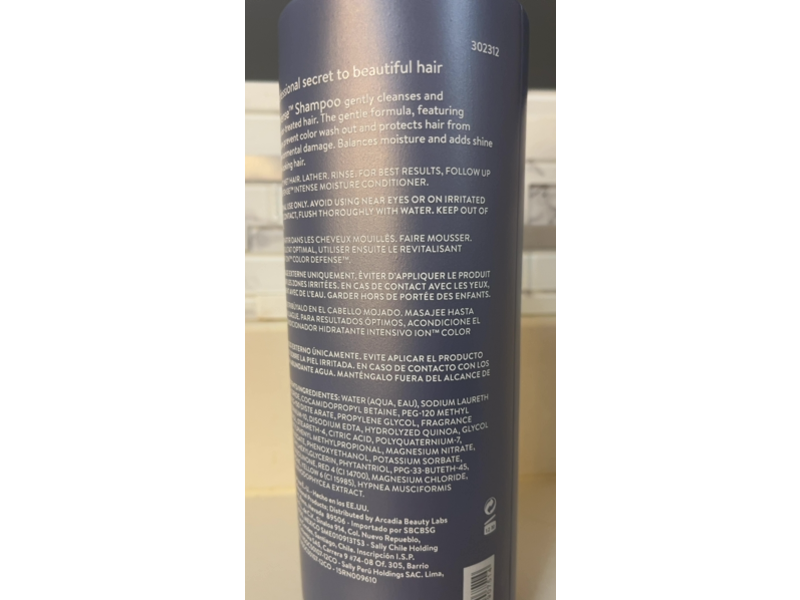 Ion Color Defense Solution Shampoo, 33.8 fl oz/1 L