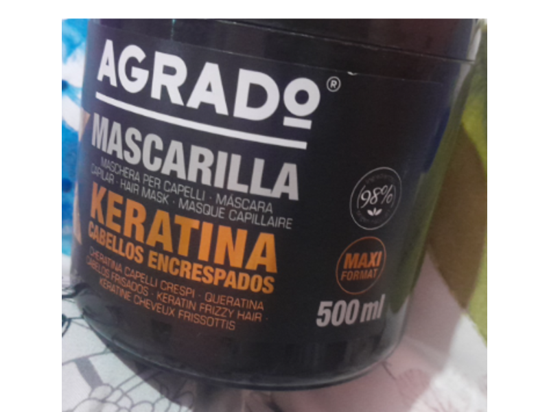 Agrado Mascarilla Keratina Hair Mask, 500 mL