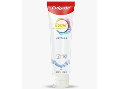 Colgate Total Active Prevention Whitening Toothpaste, Mint, 5.1 oz/144 g