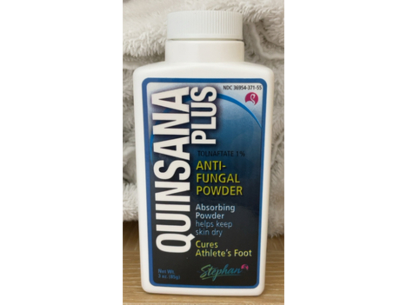 Stephan Quinsana Plus Anti-Fungal Powder, Tolnaftate, 3 oz/85 g