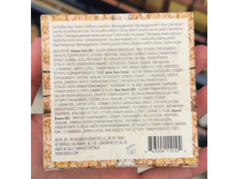 Pat McGrath Labs Blitz Astral Quad Eyeshadow Palette, Ritualistic Rose, 6 g