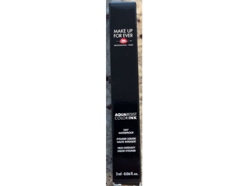 Make Up For Ever Aqua Resist Color Ink, Charcoal, 0.06 fl oz/2 mL