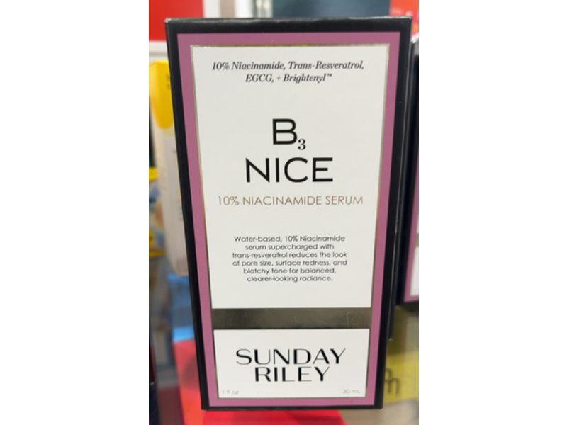Sunday Riley Nice 10% Niacinamide Serum, B3, 1 fl oz/30 mL
