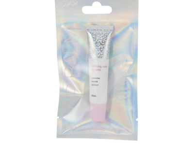 OXX Skincare Lip Balm, Birthday Cake, 15 mL