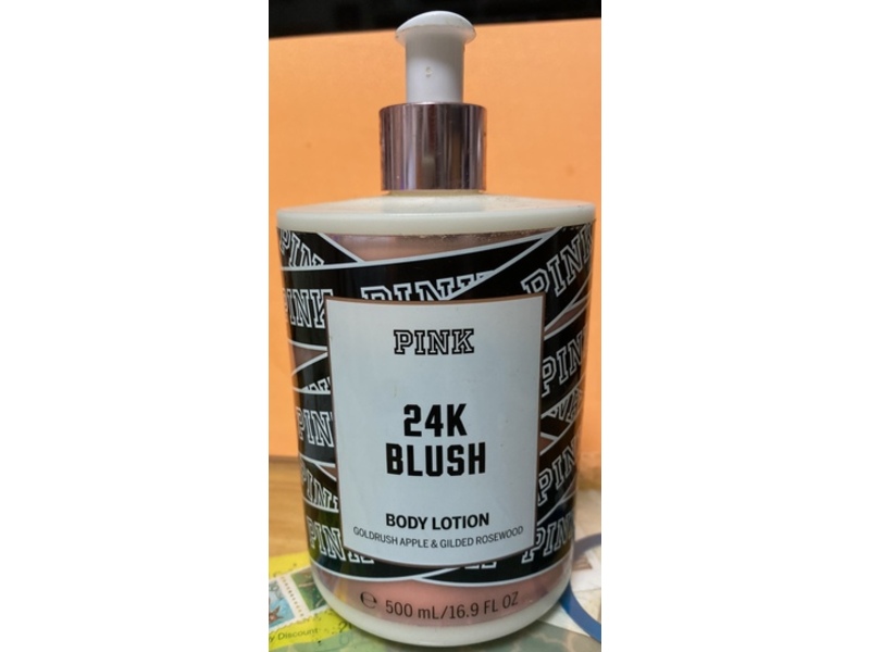 Victoria's Secret Pink Body Lotion, 24K Blush, 16.9 fl oz/500 mL