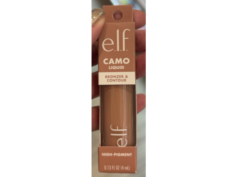 e.l.f. Camo High-Pigment Liquid Bronzer & Contour, 2 Fair/Light, 0.13 fl oz/4 mL