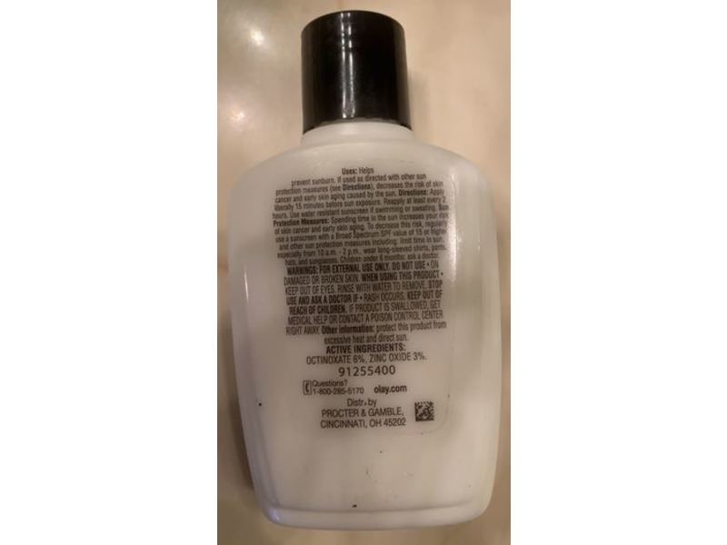 Olay Complete Uv365 Daily Moisturizer, SPF 15, Sensitive, 4 fl oz/118 mL, Pack Of 3