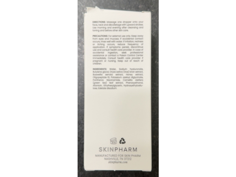 Skin Pharm Youth Serum, Hyaluronic Acid + Peptides, 1 fl oz/30 mL