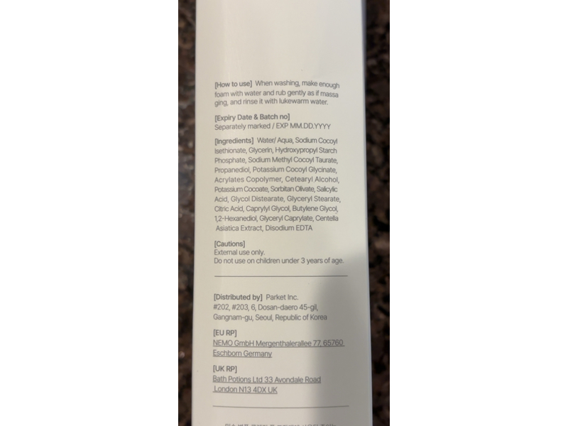 Mixsoon Centella Cleansing Foam, 5.07 fl oz/150 mL